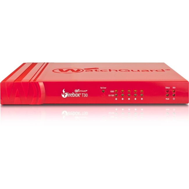 WatchGuard Firebox Network Security/Firewall Appliance WGT30001-WW T30