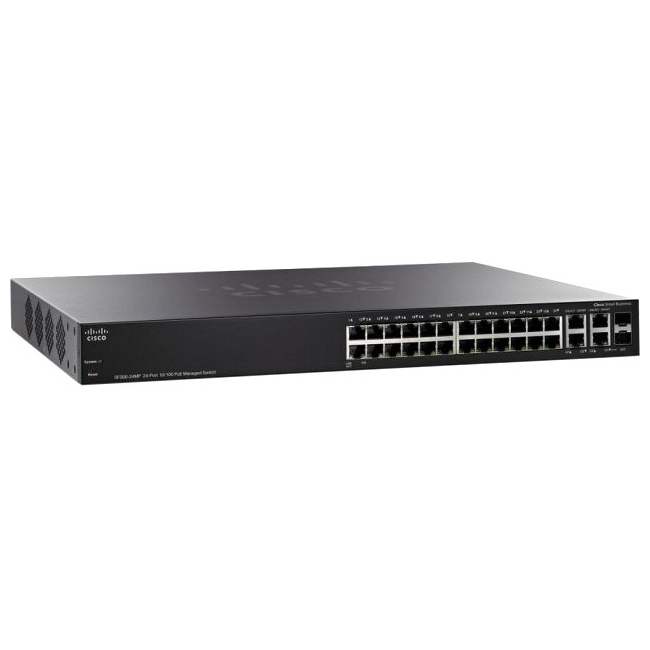 Cisco Layer 3 Switch - Refurbished SF300-24MP-K9NA-RF SF300-24MP