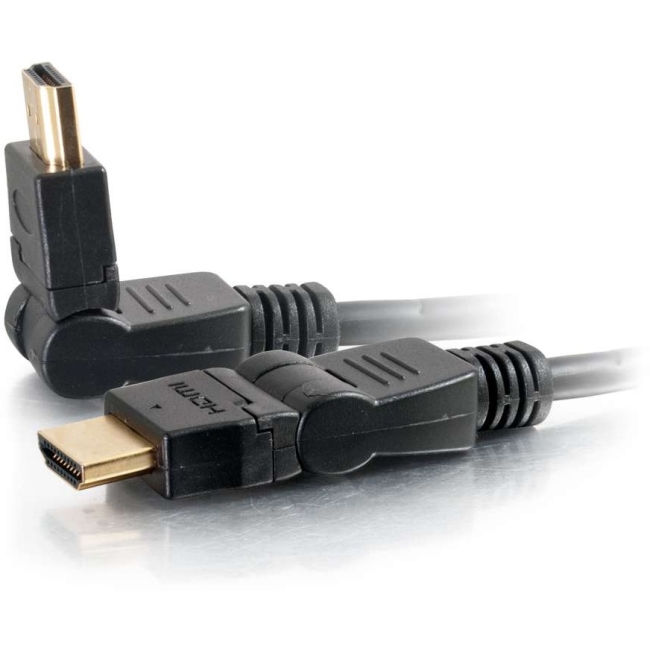 C2G 3ft High Speed HDMI Cable with Ethernet and Rotating Connectors 50621