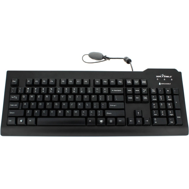 Seal Shield Silver Seal Waterproof Keyboard SSKSV208DE