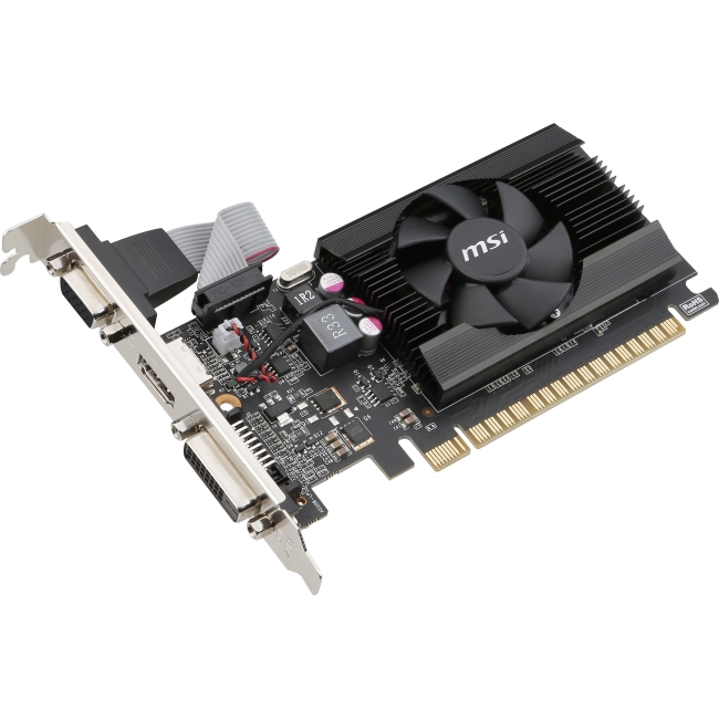 MSI NVIDIA GeForce GT 710 Graphic Card GT 710 2GD3 LP