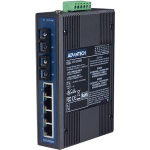 Advantech 4+2 100FX Port Unmanaged Industrial Ethernet Switch EKI-2526M-AE