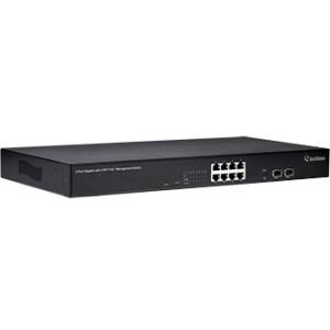 GeoVision 8-Port Gigabit 802.3at Web Managed PoE Switch 84-POE0811-001U GV-POE0811