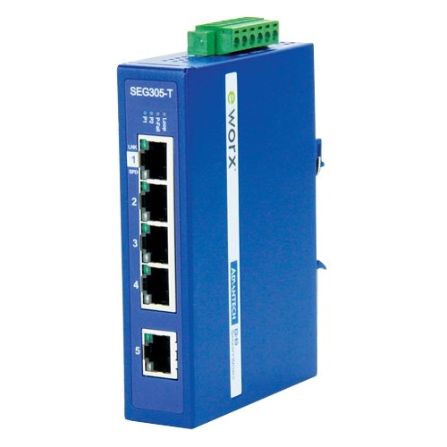 B+B 5-port Gigabit Monitored Ethernet Switch SEG305-T