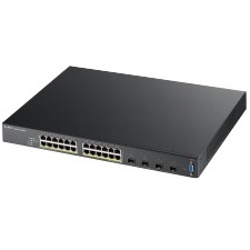 ZyXEL 24-port GbE L2 PoE Switch with 10GbE Uplink XGS2210-28HP