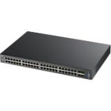 ZyXEL 48-port GbE L2 Switch with 10GbE Uplink XGS2210-52