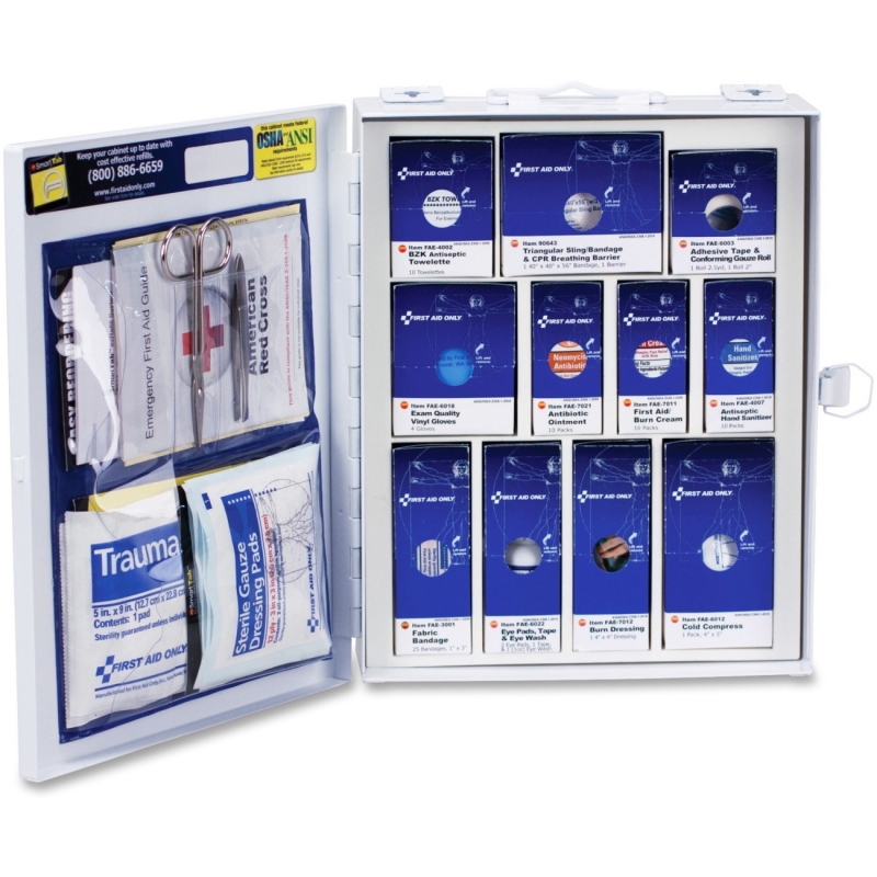 First Aid Only Class A 94-pc SC First Aid Cabinet 90578 FAO90578