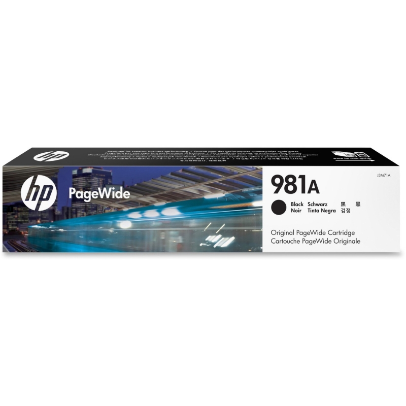 HP Black Original PageWide Cartridge 6000 Pages J3M71A HEWJ3M71A 981A