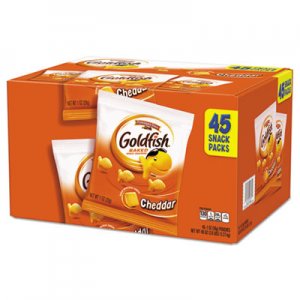 Pepperidge Farm Goldfish Crackers, Cheddar, 1 oz Bag, 45/Carton PPF1051900 1013100