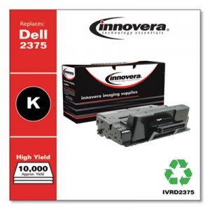 Innovera Remanufactured 593-BBBJ 8PTH4 (D2375) Toner, 10000 Page-Yield, Black IVRD2375