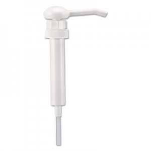Boardwalk Siphon Pump, 1 oz/Pump, Plastic, White, 13 1/4", 12/Carton BWK00417