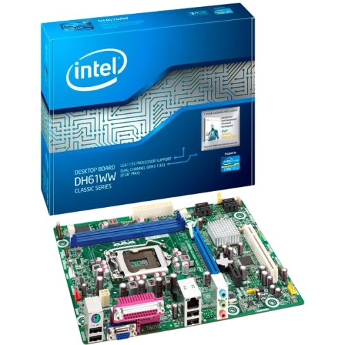 Intel-IMSourcing Classic Desktop Motherboard BOXDH61WWB3 DH61WW