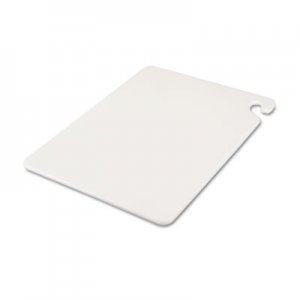 San Jamar Cut-N-Carry Color Cutting Boards, Plastic, 20w x 15d x 1/2h, White SJMCB152012WH SAN CB152012WH