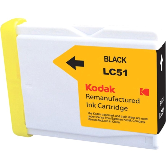 eReplacements Compatible Ink Cartridge Replaces Brother LC51BK-KD
