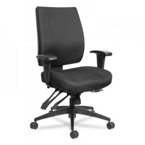 Alera Wrigley 24/7 High Performance Multifunction Chair, 42 7/8"h, Black ALEHPT4201