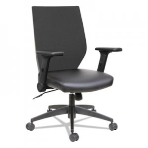 Alera EB-T Series Syncho Mid-Back Flip-Arm Chair, Black ALEEBT4215
