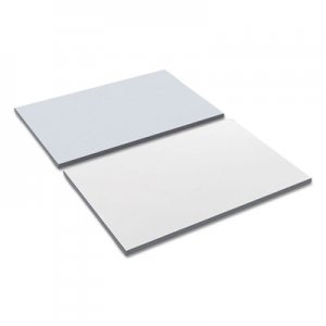 Alera Reversible Laminate Table Top, Rectangular, 35 3/8w x 23 5/8d, White/Gray ALETT3624WG