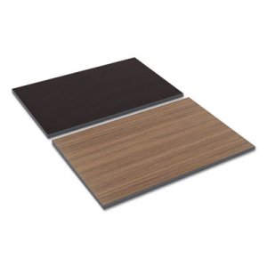 Alera Reversible Laminate Table Top, Rectangular, 35 3/8w x 23 5/8d, Espresso/Walnut ALETT3624EW