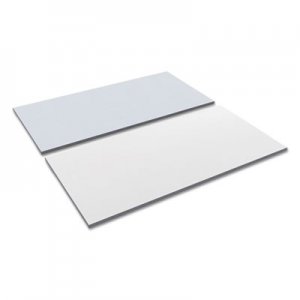 Alera Reversible Laminate Table Top, Rectangular, 59 1/2w x 29 1/2d, White/Gray ALETT6030WG