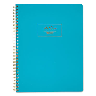 Cambridge Fashion Twinwire Business Notebook, 9 1/2 x 7 1/4, Teal, 80 Sheets MEA49587 49587
