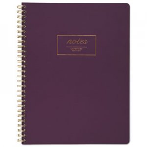 Cambridge Fashion Twinwire Business Notebook, 9 1/2 x 7 1/4, Purple, 80 Sheets MEA49556 49556