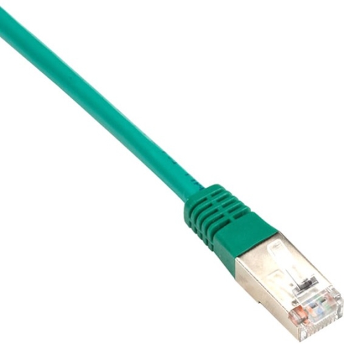 Black Box Cat6 250-MHz Shielded, Stranded Cable SSTP (PIMF), PVC, Green, 15-ft. (4.5-m) EVNSL0272GN-0015