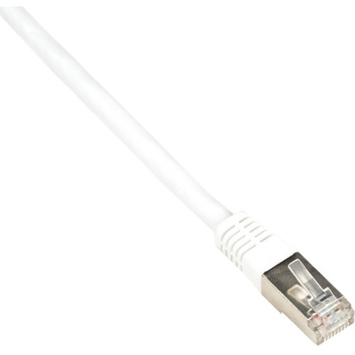 Black Box Cat6 250-MHz Shielded, Stranded Cable SSTP (PIMF), PVC, White, 5-ft. (1.5-m) EVNSL0272WH-0005