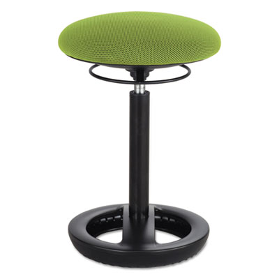 Safco Twixt Desk Height Ergonomic Stool, 22 1/2" High, Green Fabric SAF3000GN 3000GN
