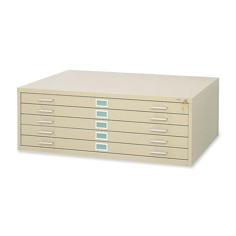 Safco 5-Drawer Steel Flat File 4996TSR