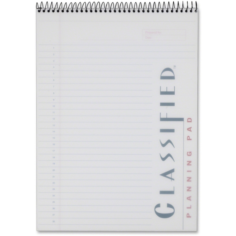 TOPS Classified Docket Gold Planning Pad 99710 TOP99710