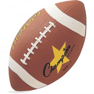 Champion Sport Official Size Rubber Football RFB1