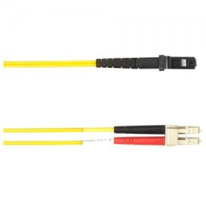 Black Box 2-m, SC-MTRJ, 62.5-Micron, Multimode, Plenum, Yellow Fiber Optic Cable FOCMP62-002M-SCMT-YL