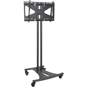 Premier Mounts Mobile Cart with 72 in. Dual Poles and Tilting Mount EBC72B-MS2
