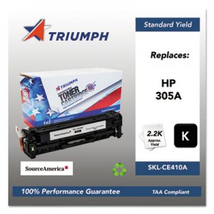 Triumph 751000NSH1283 Remanufactured CE410A (305A) Toner, Black SKLCE410A CE410A