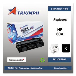 Triumph 751000NSH1318 Remanufactured CF280A (80A) Toner, Black SKLCF280A SKL-CF280A