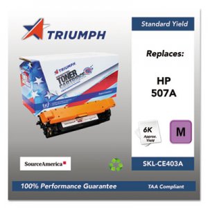 Triumph 751000NSH1282 Remanufactured CE403A (507A) Toner, Magenta SKLCE403A SKL-CE403A