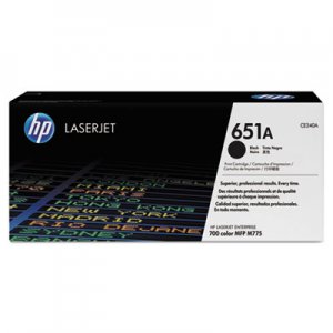 HP 651A, (CE340AG) Black Original LaserJet Toner Cartridge for US Government HEWCE340AG CE340AG