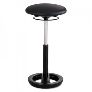 Safco Twixt Extended-Height Ergonomic Chair, 32" High, Black Vinyl SAF3001BV 3001BV