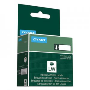 DYMO Holiday Labels, Trees, Green, 130 Labels/Roll DYM1960102 1960102