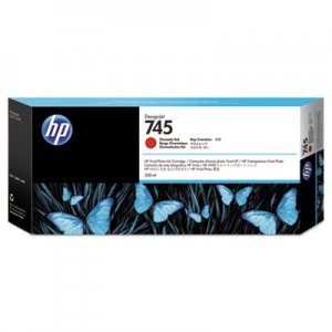 HP 745 (F9K06A) Chromatic Red Original Ink Cartridge HEWF9K06A F9K06A