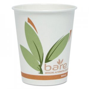 Dart Bare by Solo Eco-Forward Recycled Content PCF Hot Cups, Paper, 10 oz, 300/Carton SCCOF10RCJ8484 OF10RC-J8484