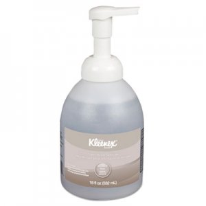 Kleenex Alcohol-Free Foam Hand Sanitizer, 18 oz Pump Bottle, 4/Carton KCC45827CT 45827