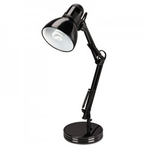 Alera Architect Desk Lamp, Adjustable Arm, 22" High, Black ALELMP603B