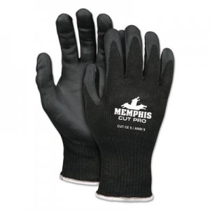 MCR Safety Cut Pro 92720NF Gloves, X-Large, Black, HPPE/Nitrile Foam CRW92720NFXL 92720NFXL