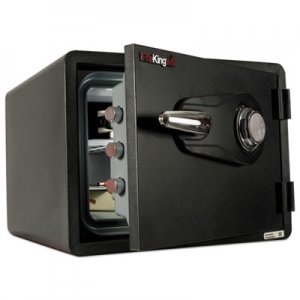 FireKing One Hour Fire and Water Safe with Combo Lock, 0.85 cu. ft., Graphite FIRKY09131GRCL KY09131GRCL