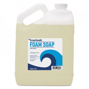 Boardwalk Foaming Hand Soap, Honey Almond Scent, 1 Gallon Bottle, 4/Carton BWK440 5005-04-GCE00