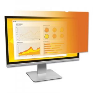 3M Frameless Gold LCD Privacy Filter for 22" Widescreen Monitor, 16:10 MMMGF220W1B GF220W1B