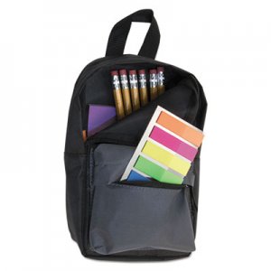 Advantus Backpack Pencil Pouch, 4 1/2 x 2 1/2 x 7 3/4, Black AVT94032 94032
