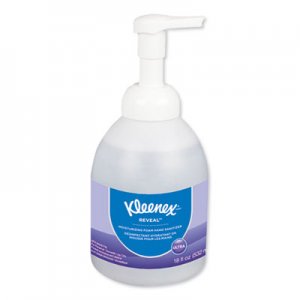 Kleenex Ultra Moisturizing Foam Hand Sanitizer, 18 oz Bottle, Clear, 4/Carton KCC45826CT 45826