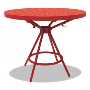 Safco CoGo Tables, Steel, Round, 30" Diameter x 29 1/2" High, Red SAF4361RD 4361RD
